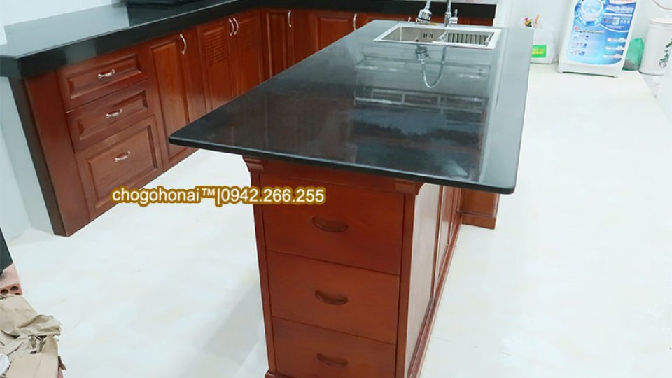 TỦ BẾP GỖ SỒI | S-101