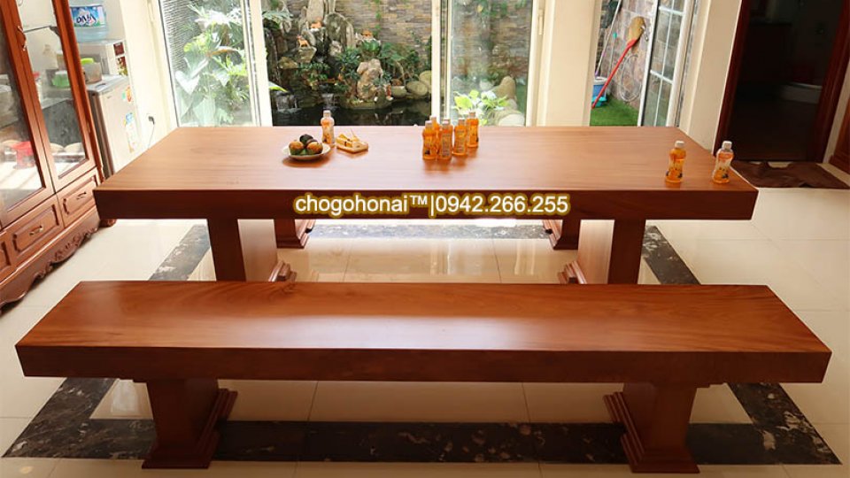 GHẾ BÀN ĂN NGUYÊN KHỐI | K03