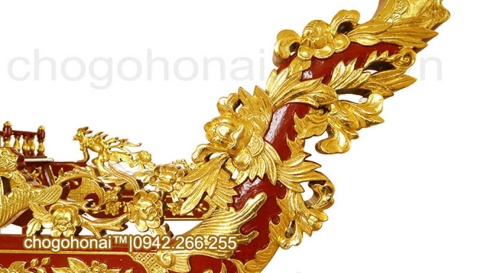 KIỆU RƯỚC LỄ | SƠN SON THẾP VÀNG